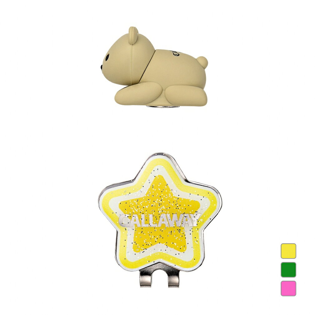 CALLAWAY - 4/18限定★抽選で最大100％Pバック キャロウェイ レディース Bear Marker 26 JM (7193824084) ゴルフ マーカー Callaway