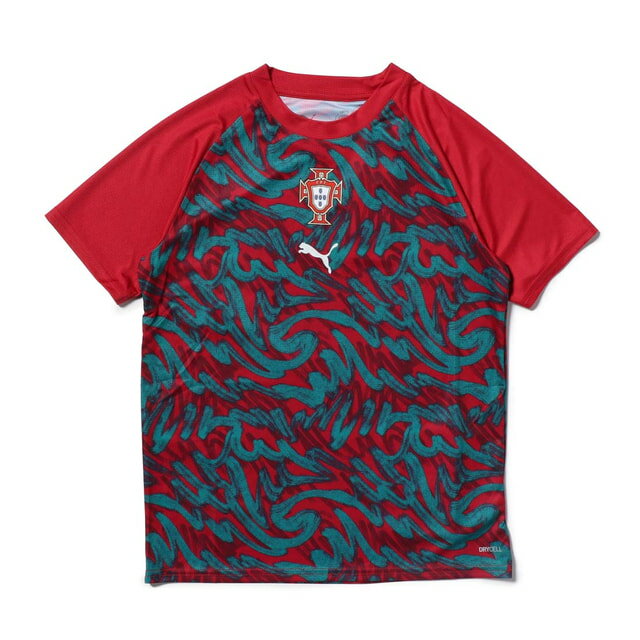 Other - 最大10％OFFクーポン 【5/9〜5/16】 プーマ キッズ・子供 サッカー/フットサル ライセンスシャツ 2026 ポルトガル代表 プレマッチ ジュニア 半袖Tシャツ FPF PM SSシャツ JR 784789 : レッド PUMA
