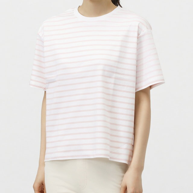 5/5限定★抽選で最大100％Pバック ティゴラ レディース 半袖 Tシャツ UVカットコットンボーダーTシャツ TR-9C2075TS スポーツウェア TIGORA