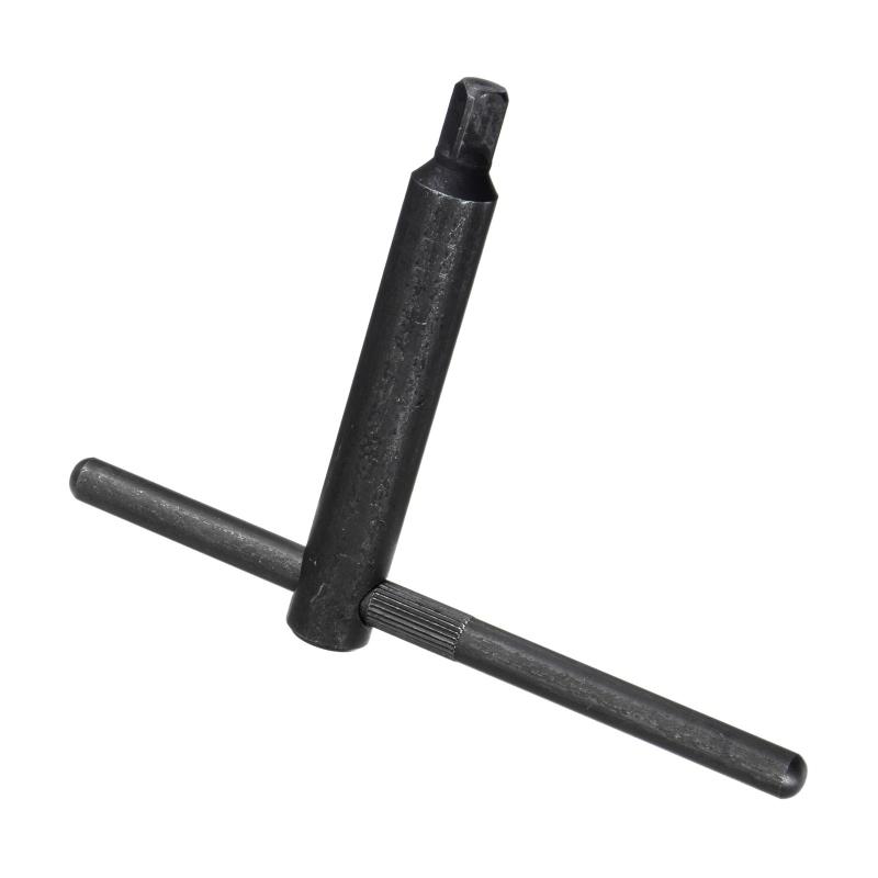CoCud 旋盤チャックレンチ 12mm四角ヘッドL200x220mm ハンドヘルドロッド付き使い やすい四角ヘッドキースパナツール-(用途：C NCルーター彫刻フライス盤)