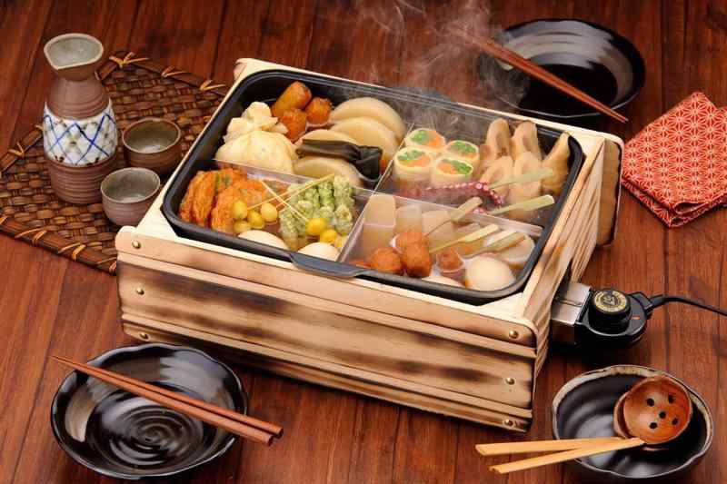 杉山金属 おでん鍋 煮魚 フッ素樹脂加工 日本製 電気 ふるさとのれん 1台5役 KS-2539