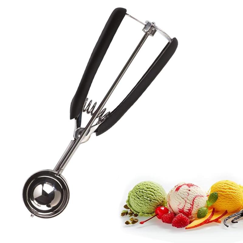 アイスクリームディッシャー 1pcs 3cm/5cmアイスクリームスプーン リガー アイススクープ すくう器具 ..