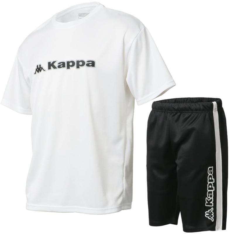 [カッパ] トレーニングウェア メンズ 上下セット ジャージ 半袖 ドライ パンツ 別注 M L LL 3L 4L 5L 6L ルームウェア セットアップ