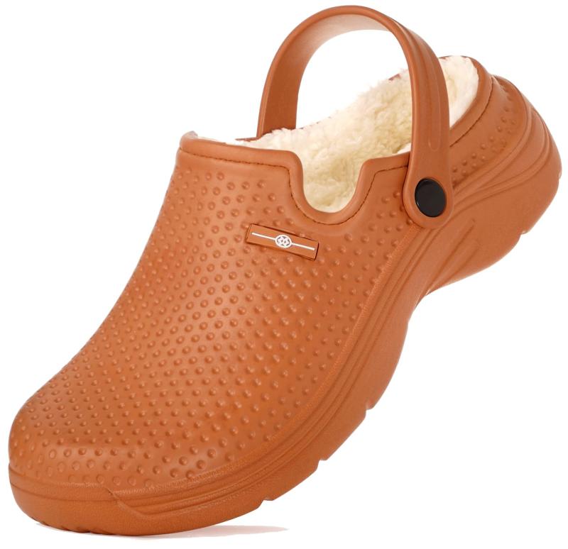 [ZUSERIS] 冬用 サンダル クロッグ メンズ レディース 防水 あったか スリッパ ルームシューズ 室内履き 室外履き ベランダサンダル 2WAY 軽量 裏起毛 滑り止め