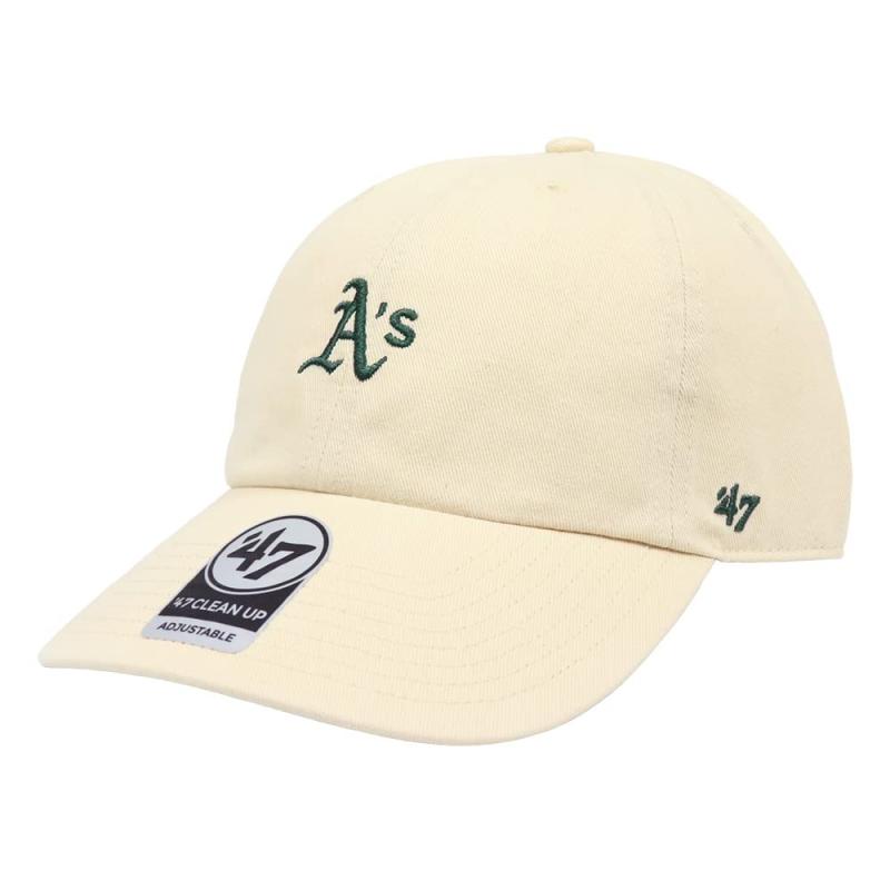 47 キャップ ミニロゴ クリーンナップ CLEAN UP MENS LADIES CAP チビロゴ メンズ レディース 帽子 フォーティーセブン アスレチックス ナチュラル