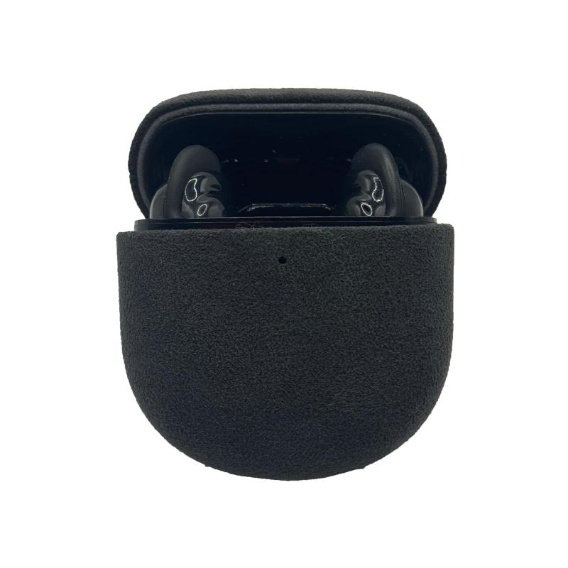 Bose QuietComfort Ultra(2023)/ Bose QuietComfort Earbuds II(2022) 用 Italian Alcantaraレザー保護ケース、CONTEME 高級レザーハンド Bose QC 対応、滑り止め、