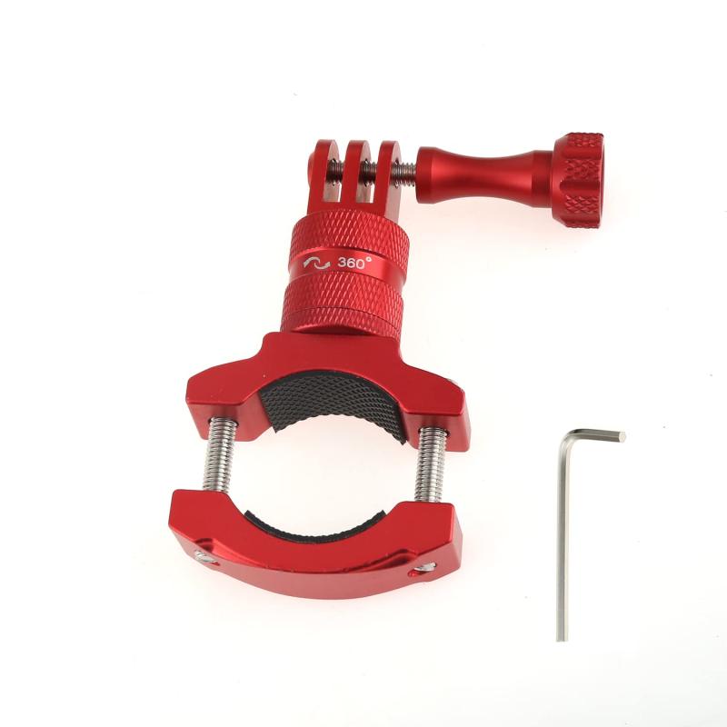 ETERMETA ハンドルバーシートポスト 360°回転カメラホルダー アルミ合金製 1.5cm－3.2cmのハンドルに適..