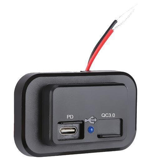 USB 車用充電器ソケット ハイエース200系リアヒーター部スイッチ 車中泊 12V スプリッター