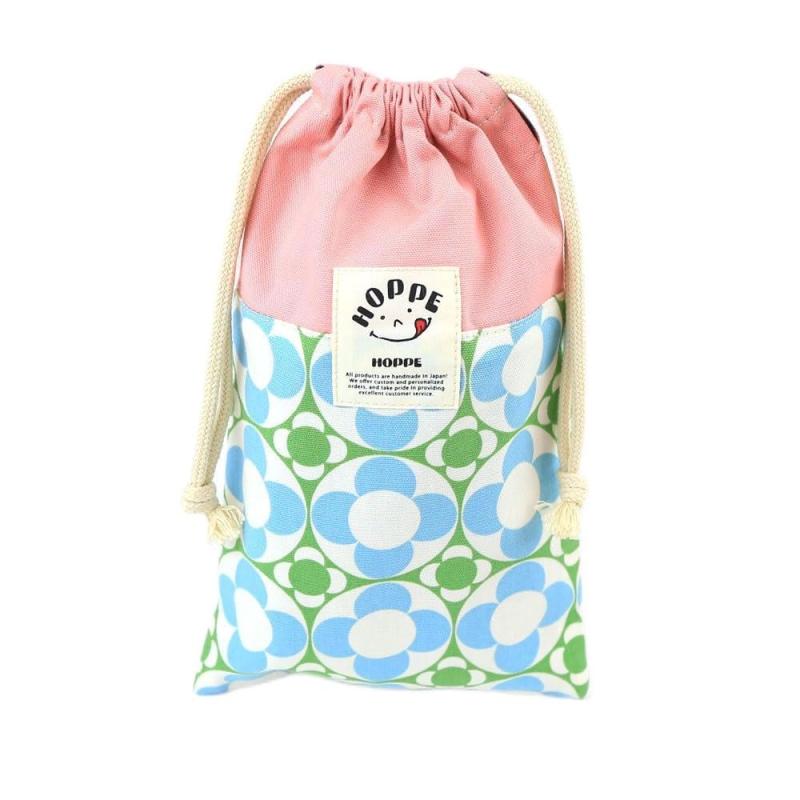 [HOPPE] ロング巾着 ナイロン裏地付き 縦長 巾着袋 マチなし トリオセット 小学生 キッズ 男の子 女の..
