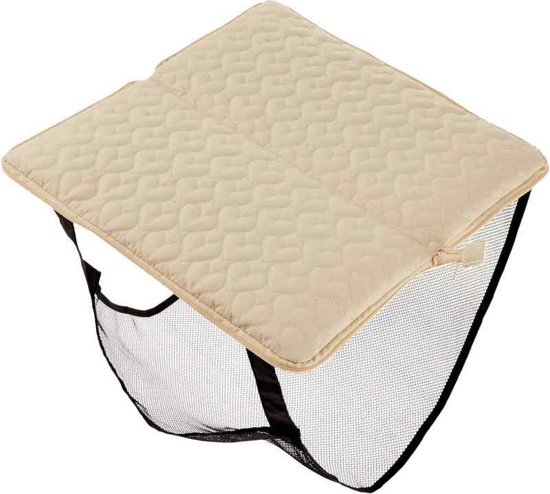 KIYOHARA あしもとネット付きクッション ハートキルト(4.0)