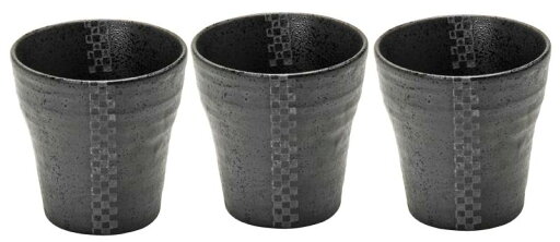 美濃焼 焼酎カップ コップ 直径約9cm 容量約280ml 小さめ 黒釉銀彩 美濃焼 焼酎カップ コップ 直径約9cm 容量約280ml 小さめ 黒釉銀彩