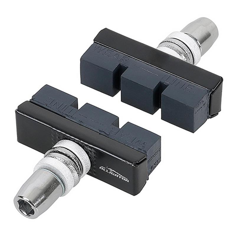 アリゲーター (Alligator) アルミリム用ブレーキシュー 電動自転車用 ブラック VB-L-813/151-00441