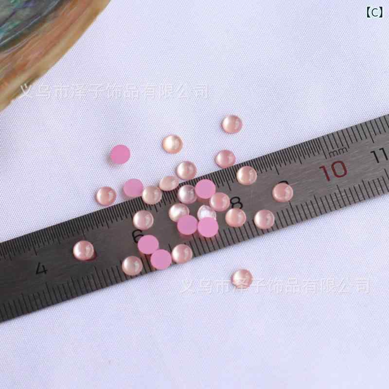 アクセサリーパーツ 白い貝殻 紙製 丸型 ピース 指輪 トップ ネイル ステッカー 輝き ラメ 手作り DIY 飾り ピアス 部品 手工芸 素材 装飾 アクセサリー クラフト キット 3