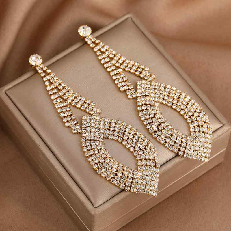 Freshwater Pearl - イヤリング レディース ロング フリンジ ジルコニア 輝き 高級感 エレガント デザイン 耳飾り 女性用 百搭 アクセサリー ファッション 日常使い パーティー 汎用 スタイル