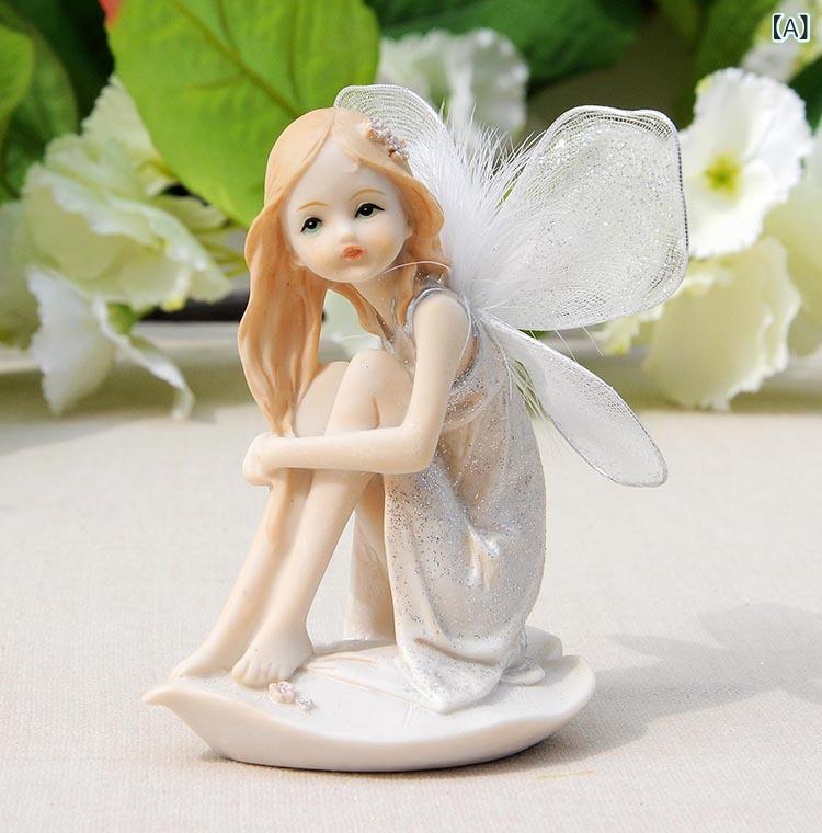 置物 レディース 天使 花の妖精 オブジェ 樹脂製 工芸品 インテリア 飾り 雑貨 かわいい おしゃれ リビング デスク周り 玄関 車内 装飾品 ギフト ガーリー アンティーク 部屋作り 小物 ディスプレイ 装飾 卓上飾り 癒し系 アート オシャレ 室 alpha-h1-10236035 ヘルスケアアルファ楽天市場店 サンプル画像2
