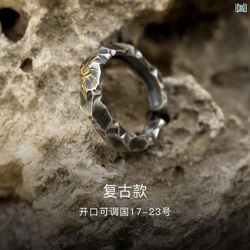 指輪 メンズ 男性 ユニセックス シルバー アクセサリー ジュエリー ギフト 亜鉛合金 高級感 独特 デザイン 食指用 カジュアル 普段使い ラッキーアイテム おしゃれ シンプル 落ち着いた 輝き 重厚感 ファッション小物 プレゼント 人気 おすすめ 個 alpha-h1-10242963 ヘルスケアアルファ楽天市場店 サンプル画像3