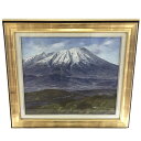 【一点物 訳あり 超特価 激安 セール 現品限り】「 岩手県 日本百名山 岩手山 9292 F10号 」小川久雄作 額入り 幅69.0×高さ61.0cm 192