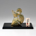 【超特価 激安 セール】干支置物 子 鼠 ねずみ/三枝作「爽春」鉄製 立札付 T-72