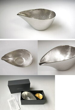 【在庫あり】能作-NOUSAKU-ブランド「片口-小(約150ml)・盃-喜器(きき)-I 金箔(約30ml)セット」(2S)