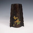 花瓶/花鳥 変形 花器 銅製 桐箱入り【ポイント10倍】k4