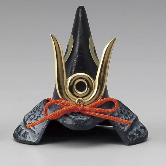 高岡銅器 「豆兜 加藤清正」アルミ製　化粧箱 7.5×7×8cm 165-14