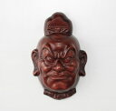 仁王面 面 鉄製「仁王面 ウン形 小」16.5x9x27cm 化粧箱入 【ポイント10倍】166-11