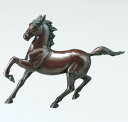 和風置物 馬 午 般若純一郎作 銅製「勇馬 27号」【ポイント10倍】48-01