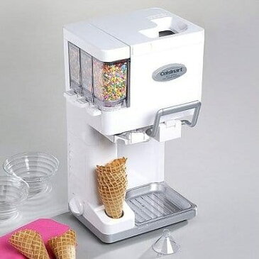クイジナート ソフトクリームメーカー アイスクリーム Cuisinart Ice-45 Mix It In Soft Serve Ice Cream Maker 【日本語説明書付】 家電