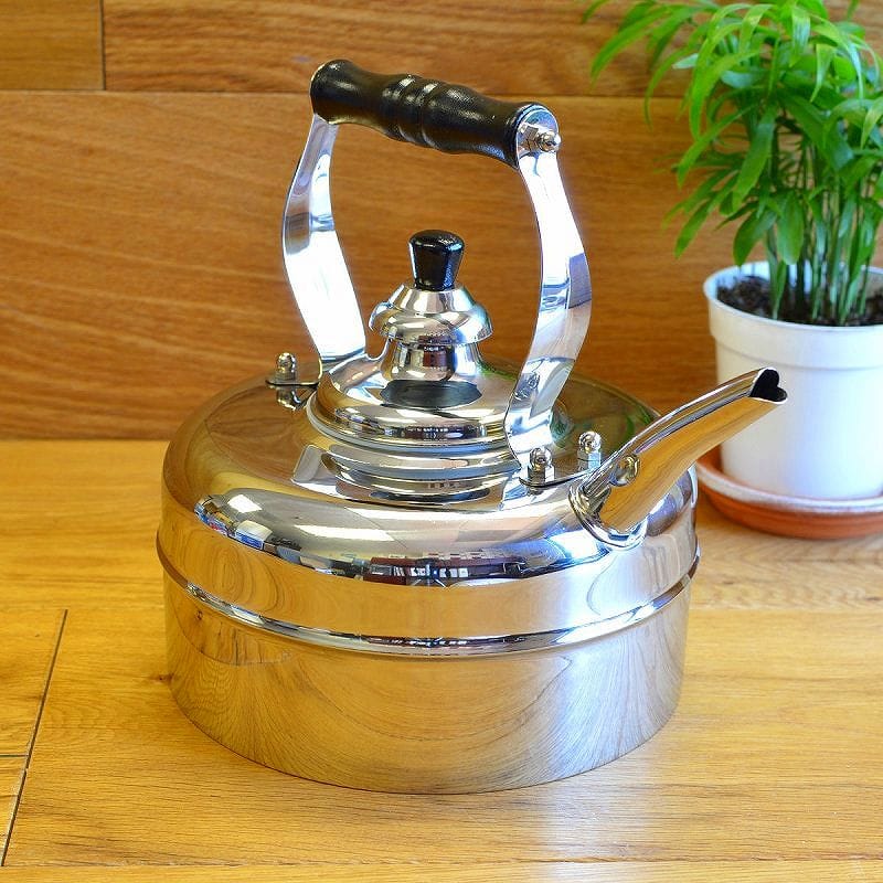 オールドダッチ ステンレス ウィンザー笛吹ケトル 約2.8L Old Dutch 3 Quart Stainless Steel Windsor Whistling Teakettle 601