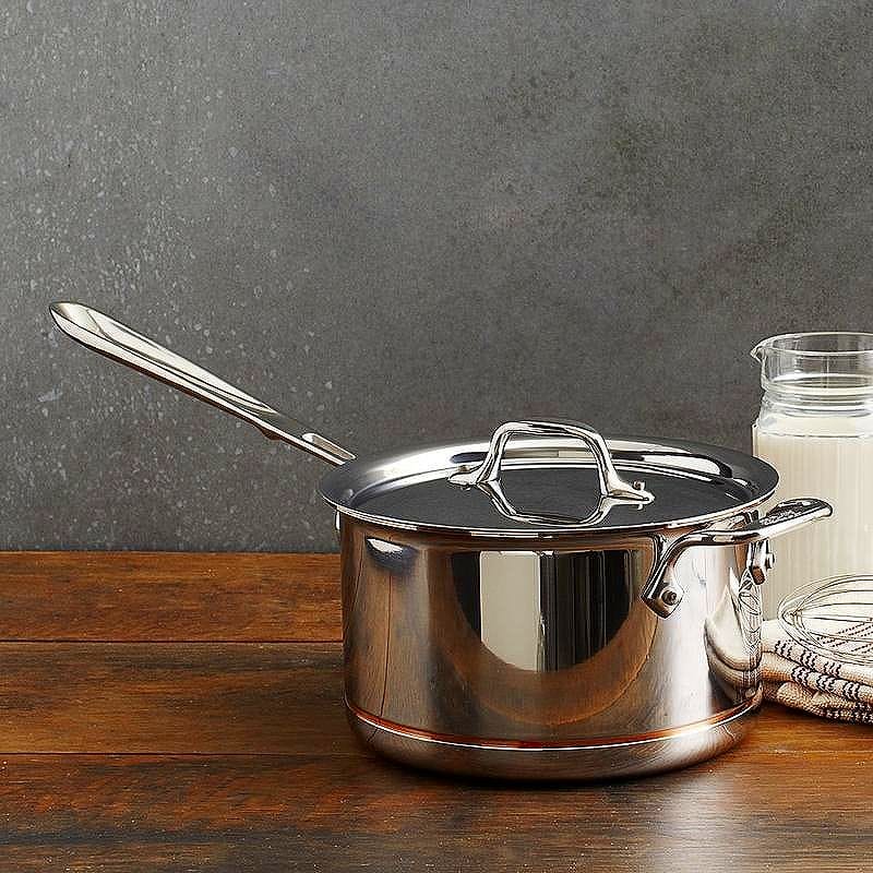 オールクラッド 銅 コッパー フライパン 鍋 10点セット All-Clad Copper Core 10-Piece Cookware Set 600822SS 【代引不可】