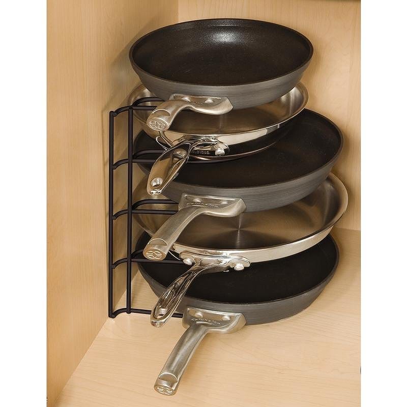 NbNEFAX^h  [ tCpu Rubbermaid 1H4209bla Kitchen Pan/Lid Organizer, Black Organizers, Drawer