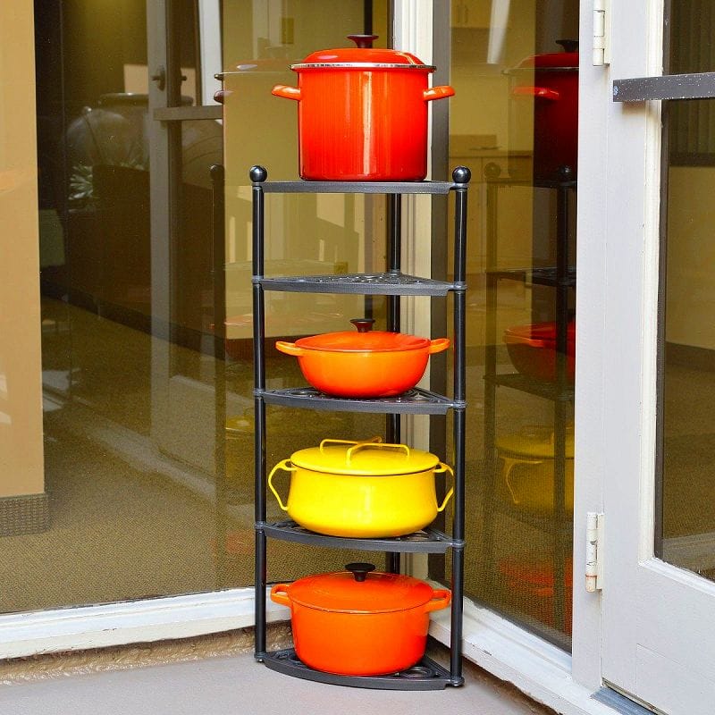 ルクルーゼ クックウェアスタンド 鍋置き棚 5段 Le Creuset 5 ルクルーゼ クックウェアスタンド 鍋置き棚 5段 Le Creuset 5
