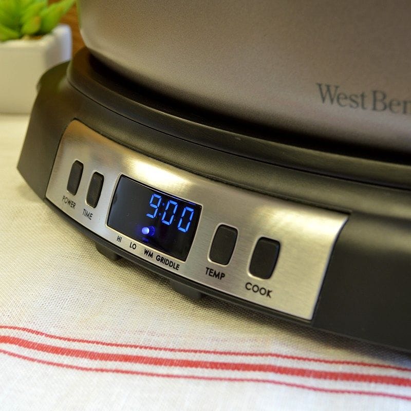�������ȥ٥�� ���������å��� West Bend 84966 Versatility Oval-Shaped 6-Quart Programmable Slow Cooker ����