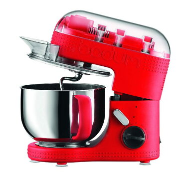 ボダム ビストロ 電気スタンドミキサー 4.7L レッドBODUM 11381-294US Bistro Electric Stand Mixer, 4.7-Liter, Red