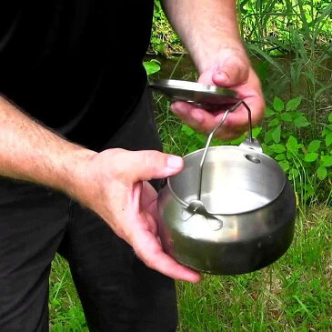 アウトドア ステンレス ティーケトル やかん 1L キャンプGSI Outdoors Glacier Stainless Tea Kettle - 1 qt.