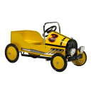 【組立要】モルガン・サイクルレトロスタイルレーサーペダルカー・イエロー Morgan Cycle Retro Style Racer Pedal Car・Yel...