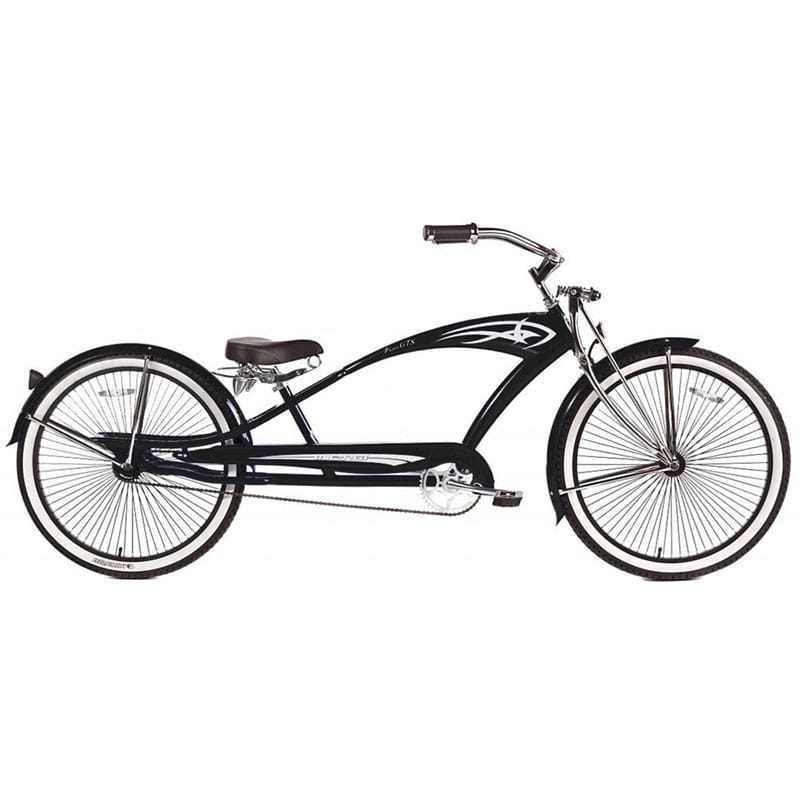 ビーチクルーザーバイク 自転車 26インチ  12才以上 Micargi GTS Beach Cruiser Bike, Black Puma, 26-Inch