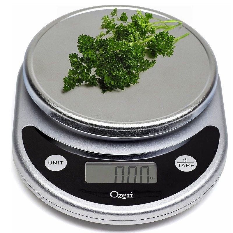 I[ Lb`XP[ ubN Ozeri Pronto Digital Multifunction Kitchen and Food Scale, Elegant Black