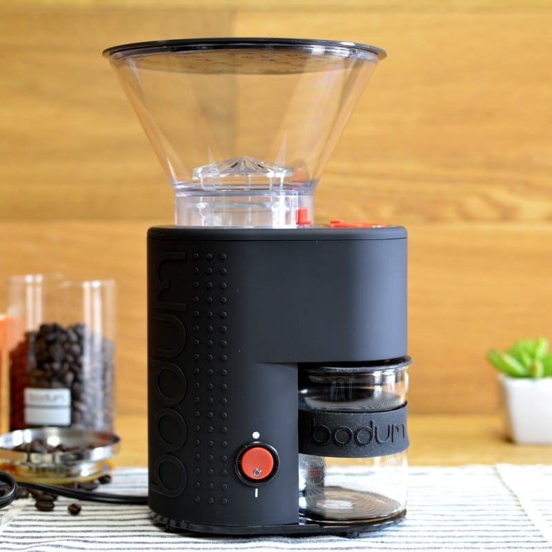 ボダム ビストロ 電気コーヒーグラインダー コーヒーミル 豆挽き ブラック Bodum B...