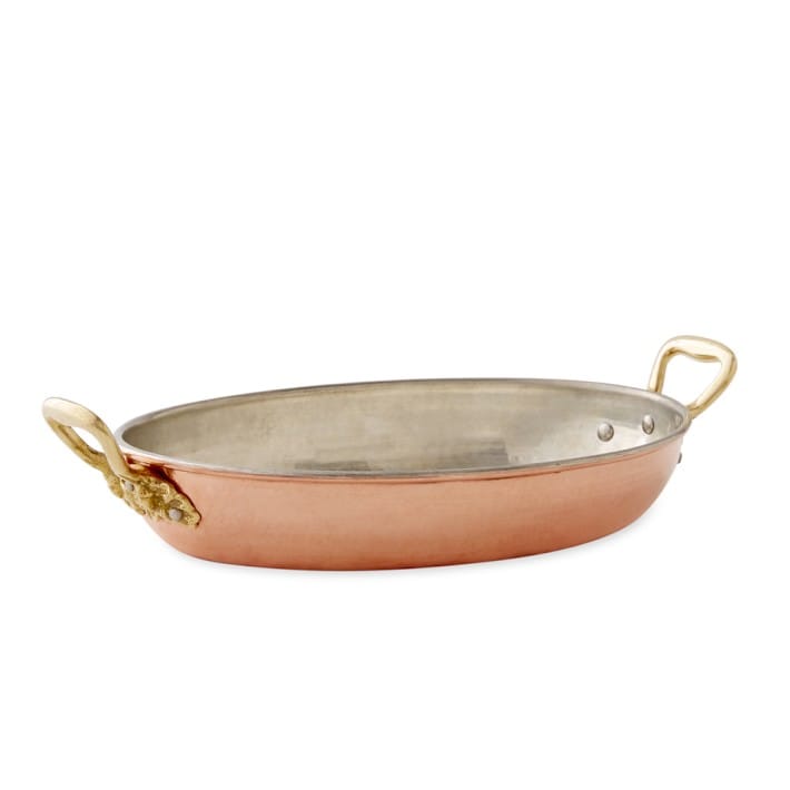 EBAY\m}  O^p 35cm Williams-Sonoma Ruffoni Historia Copper Gratin Pan with Acorn Handles