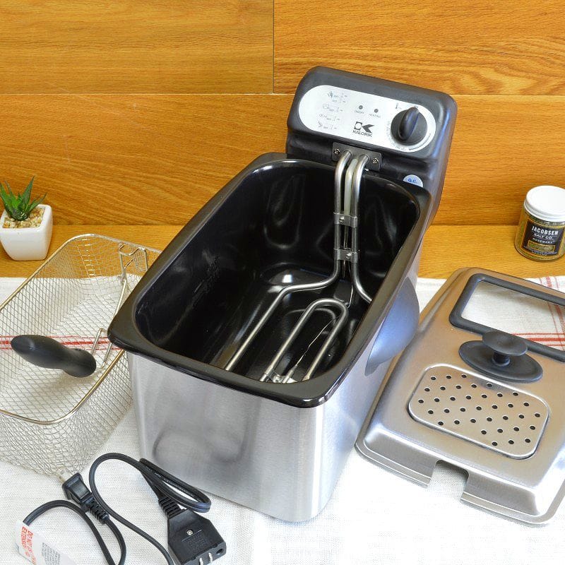 カロリック プロフェッショナルスタイルフライヤー 約4L Kalorik 4-qt. Professional-Style Deep Fat Fryer FT32306 家電