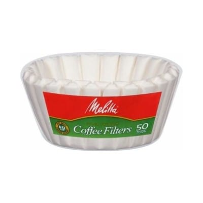 メリタ 8～12カップ 各種コーヒーメーカー用 ペーパーフィルター 600枚 クイジナート ブラック＆デッカー ハミルトンビーチ ミスターコーヒー クラプス ウエストベンド サンビーム Melitta Basket Coffee Filters, White (8 to12 Cup)