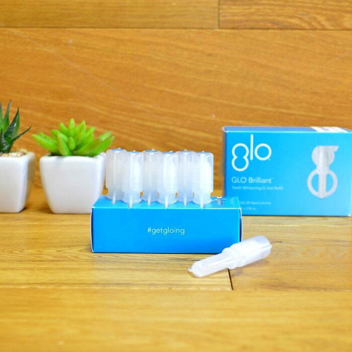 GLO ホワイトニング 詰替用ジェル 7個セット GLO Brilliant Whitening Gel Refill