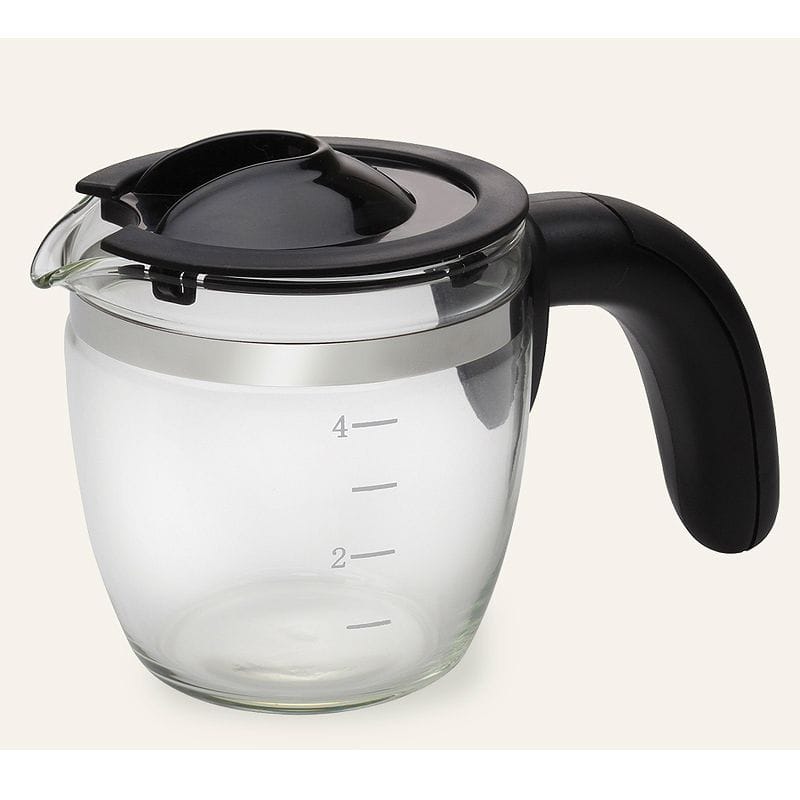 カプレッソ エスプレッソメーカー ガラスカラフェ パーツ 部品 Capresso 4-Cup Espresso Glass Carafe with Lid 3031