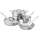 オールクラッド d5 ステンレス フライパン 鍋 7点セット All-Clad BD005707-R D5 Brushed 18/10 Stainless St...