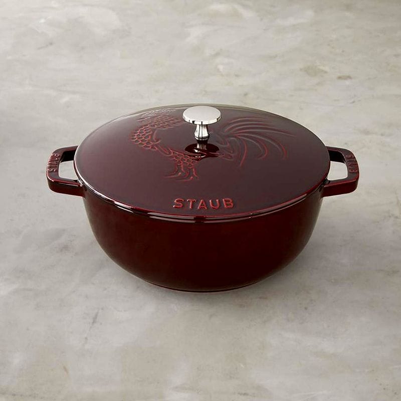 ストウブ フレンチオーブン 鶏 おんどり ルースター Staub Cast-Iron Essential French Oven, Rooster Design