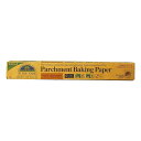 無漂白クッキングシート オーブンペーパー 4コセット 19.8m X 33cm 100% Unbleached Silicone Parchment Paper...