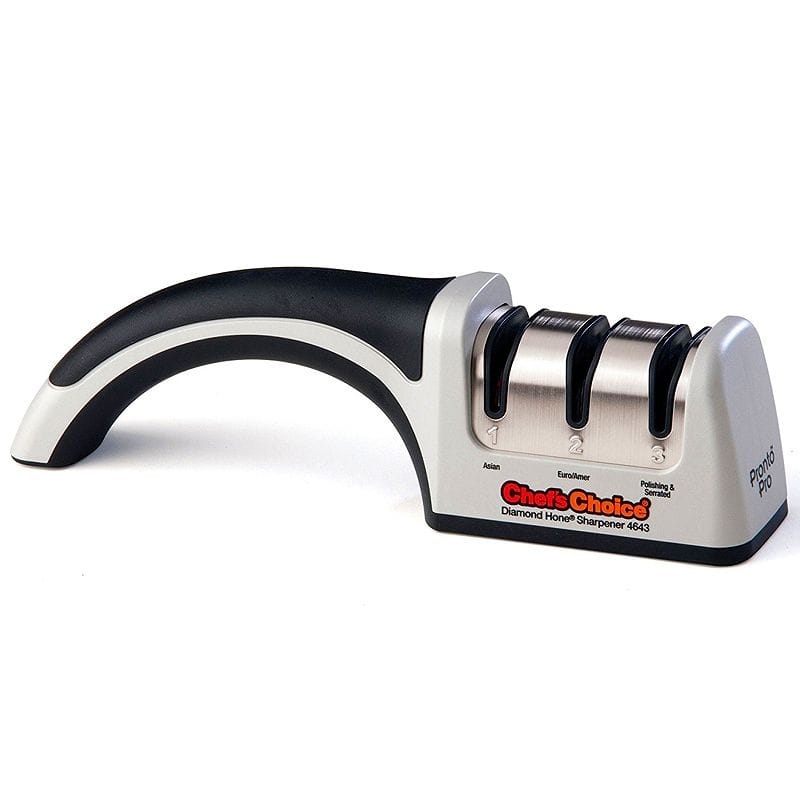 dV[vi[ u VFtY`CX Chef's Choice 4643 ProntoPro Angle Select Diamond Hone 3 Stage Manual Knife Sharpener Ɠd