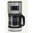 カプレッソ コーヒーメーカー ガラスカラフェ Capresso SG300 12-Cup Stainless Steel Coffee Maker 434.05 家電