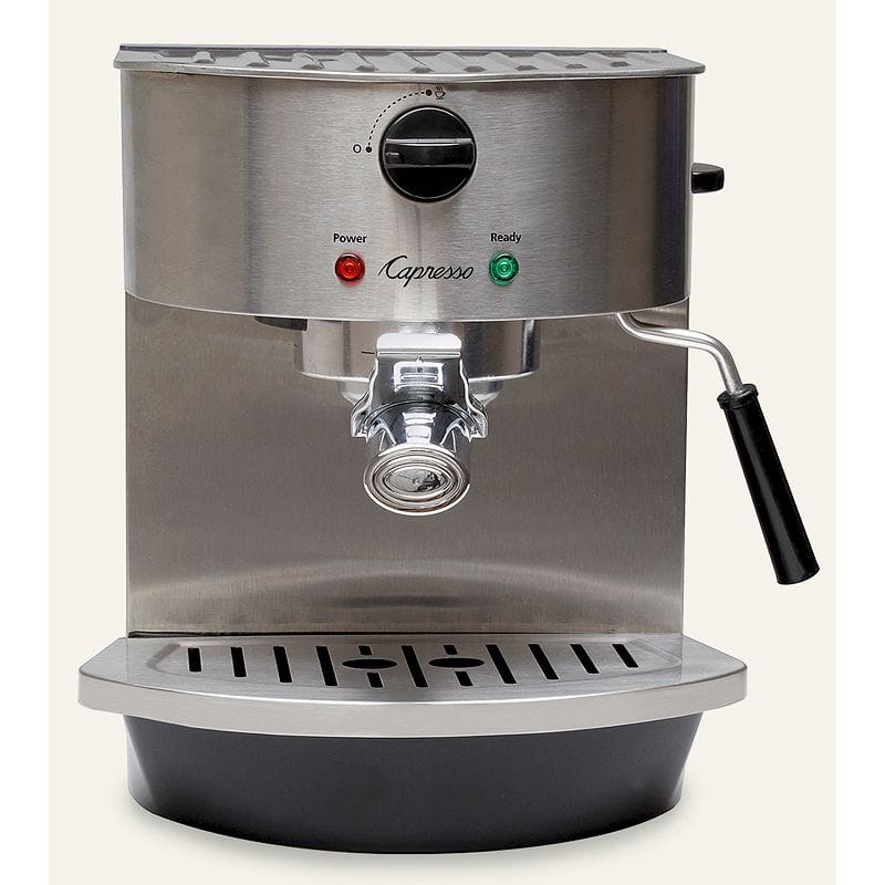 カプレッソ エスプレッソ＆カプチーノマシン ステンレス Capresso Stainless Steel Espresso & Cappuccino Machine 119.05 家電